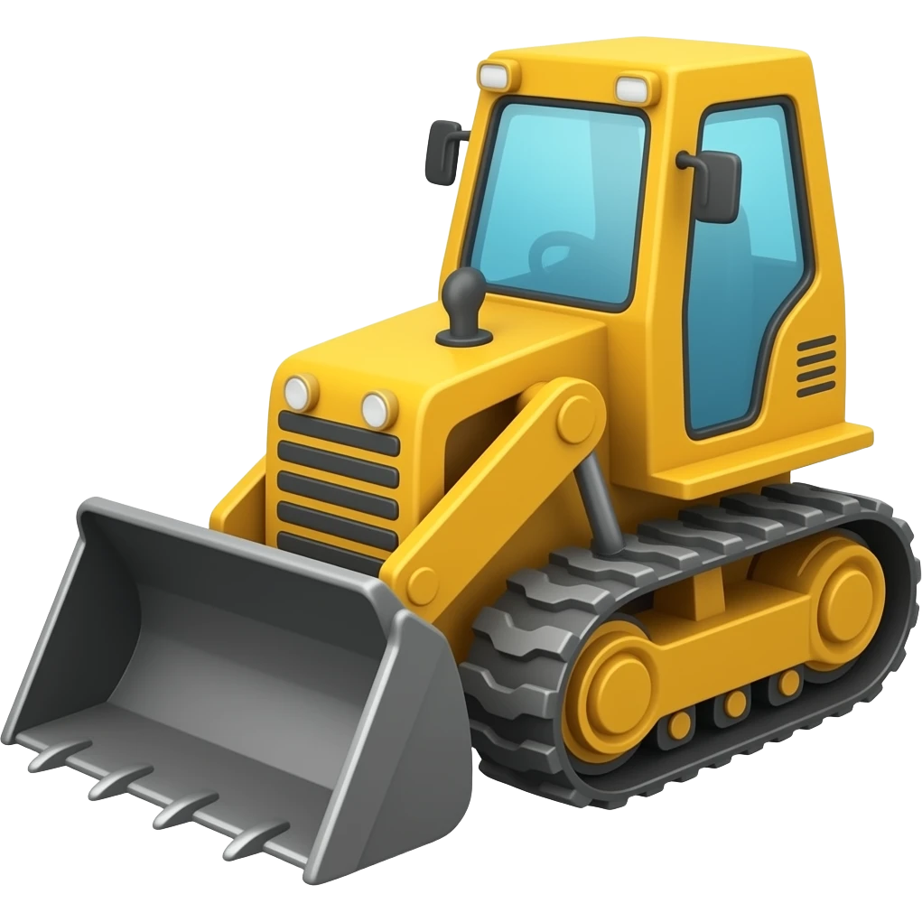 Bulldozer emoji