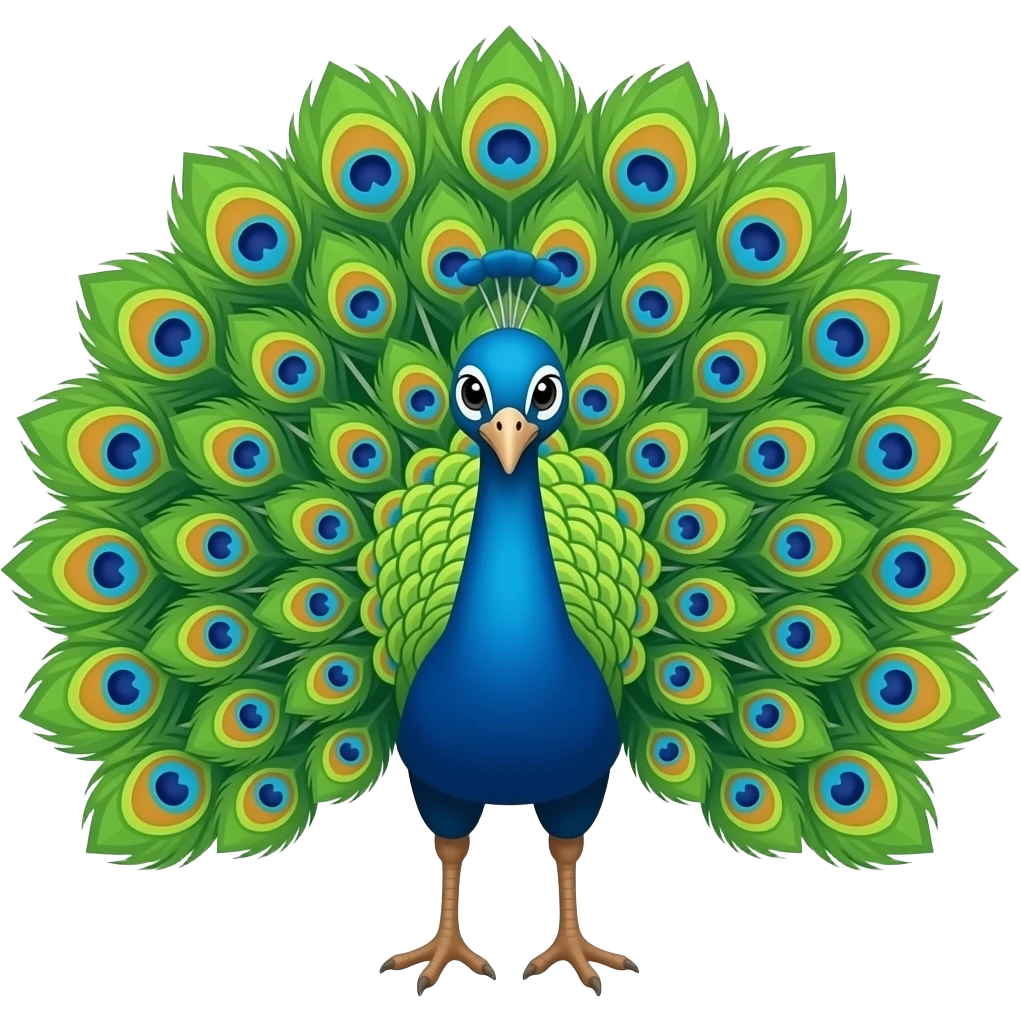 Peacock emoji