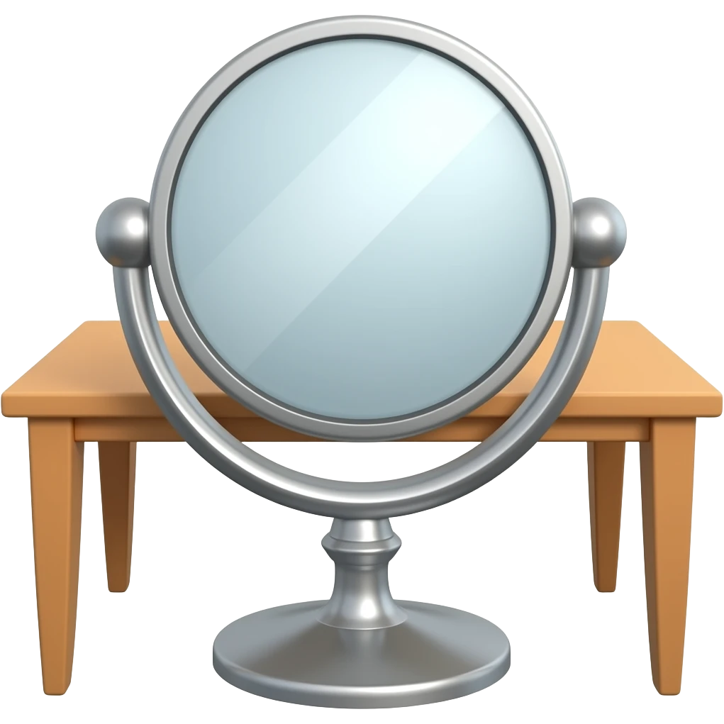 Espelho de mesa emoji