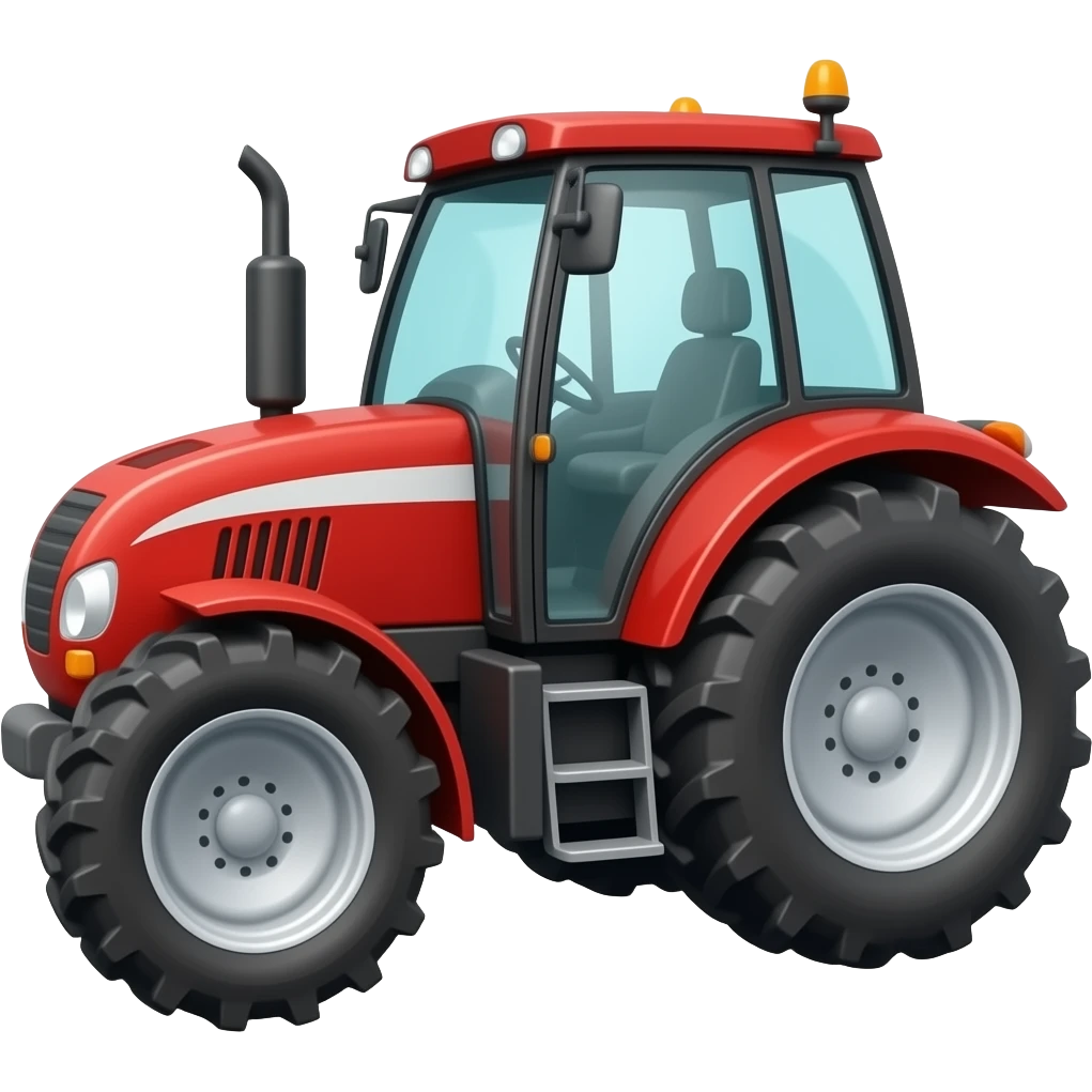 tractor red emoji