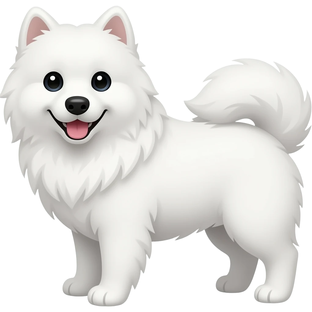 Samoeida cachorro emoji