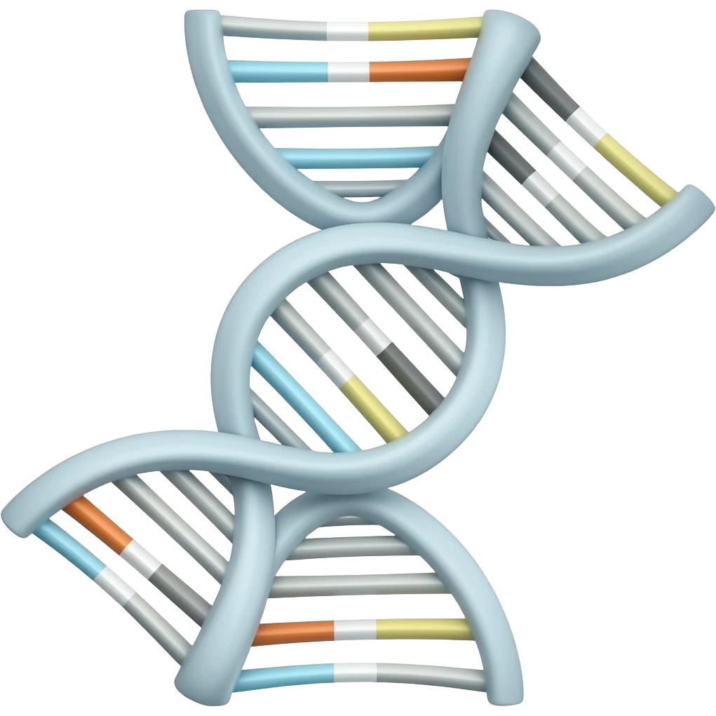 the DNA helix emoji