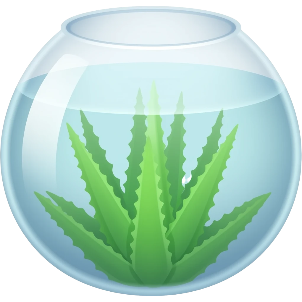 aloe vera water emoji