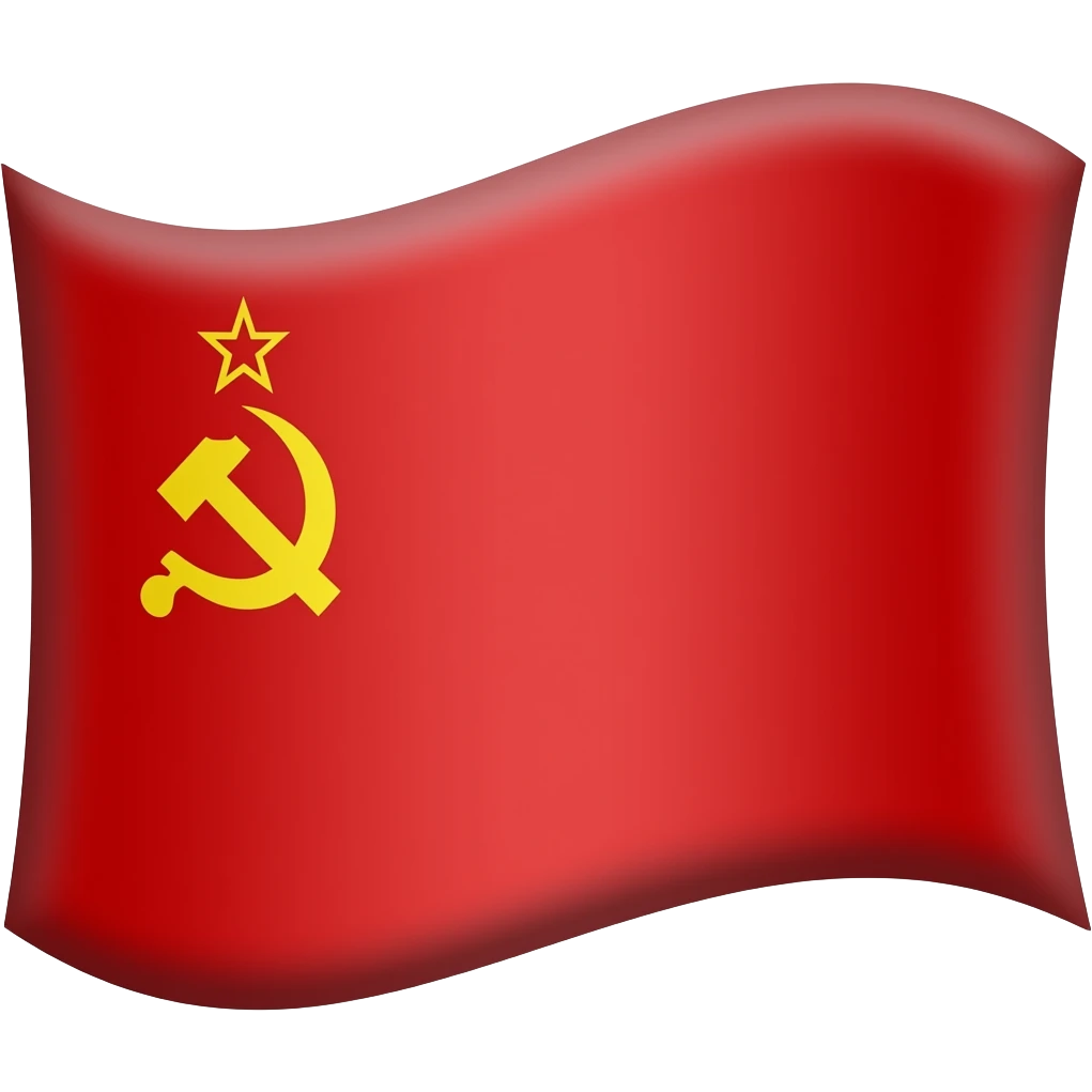 Flag of Soviet union emoji