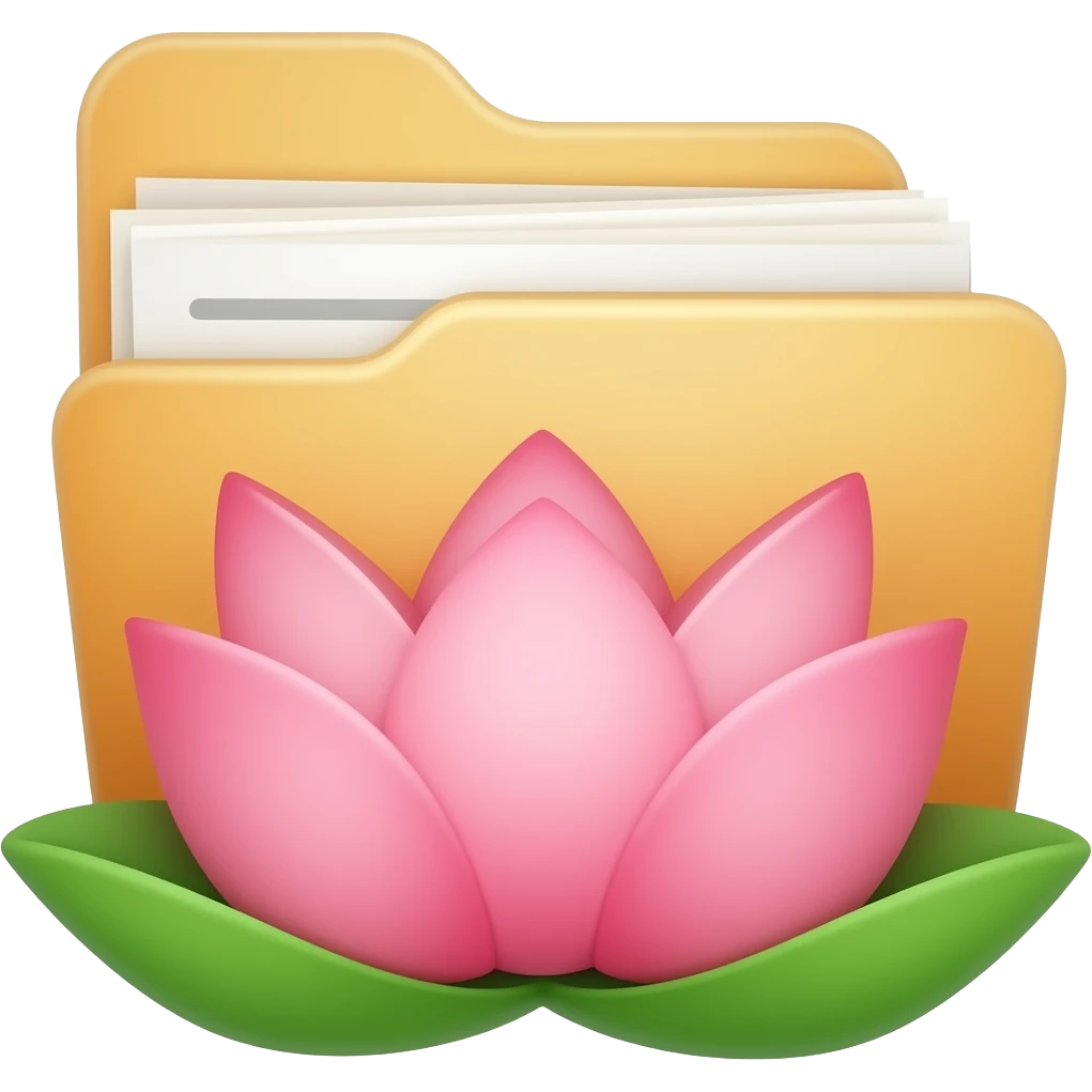 Nelumbo nucifera files icon emoji