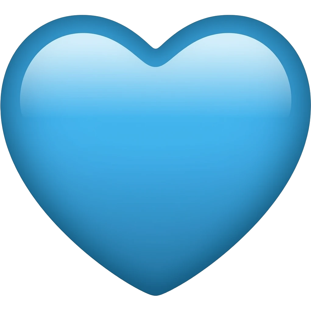 corazon azul emoji
