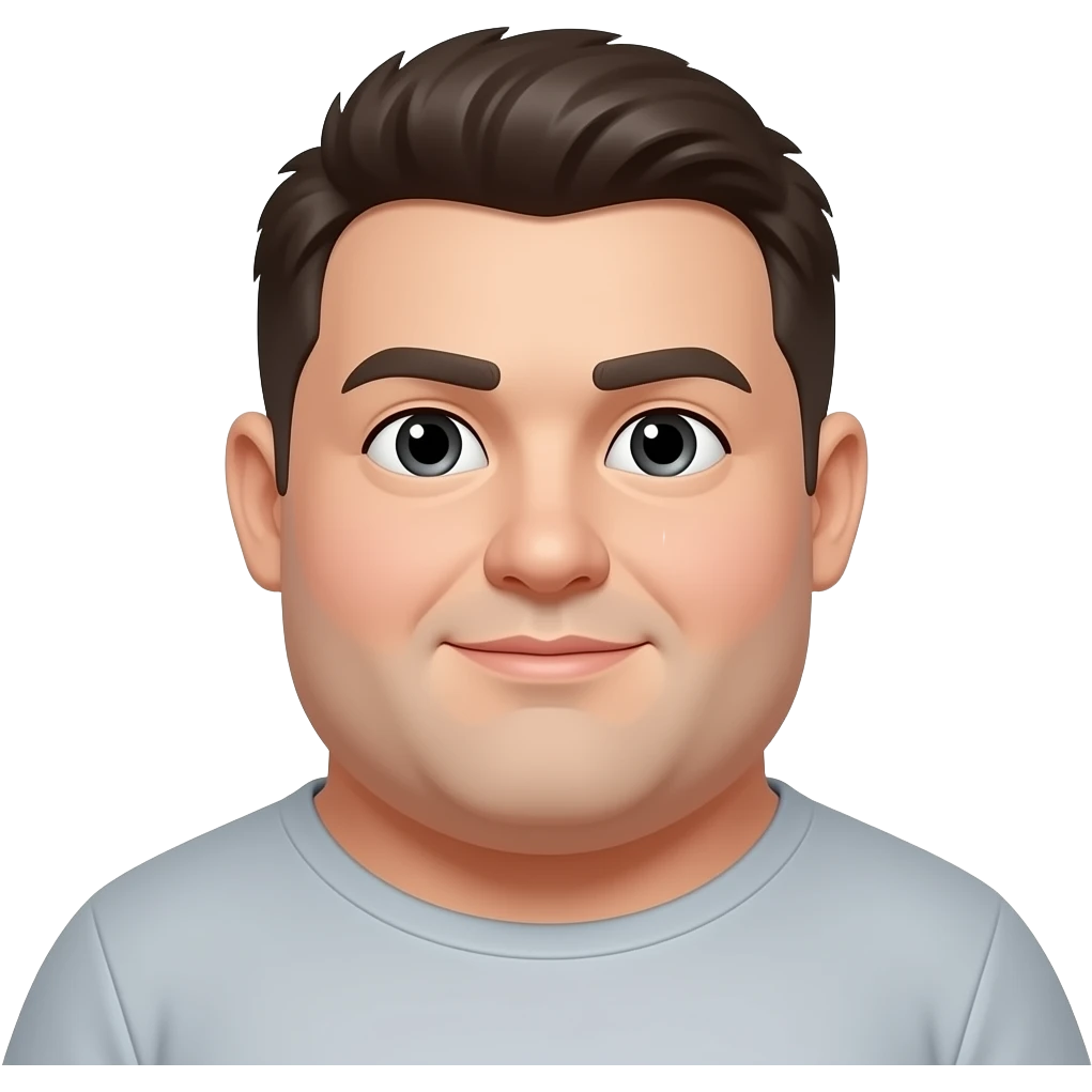 Fat neck roll emoji