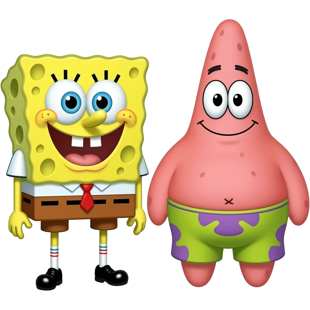 Bob esponja and Patrick emoji