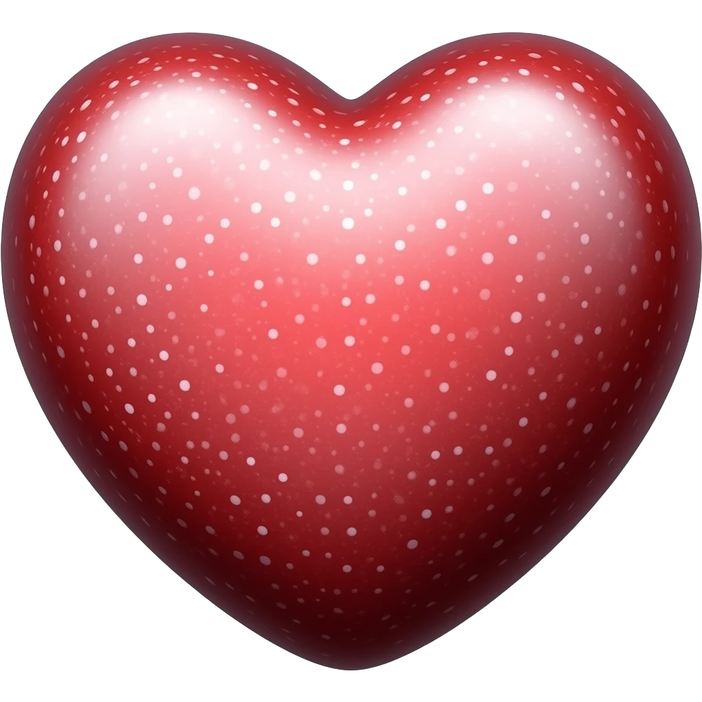Cherry heart shape emoji