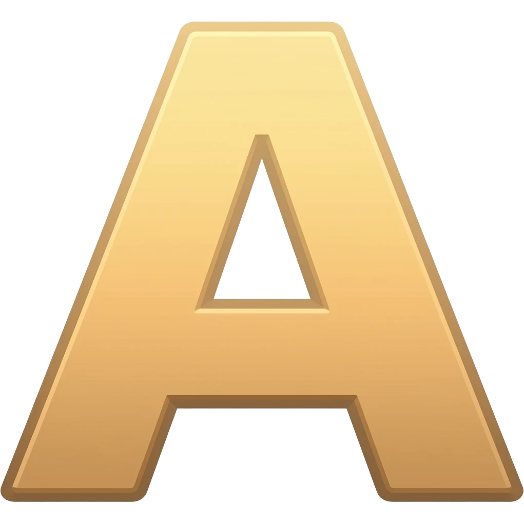 letter a emoji