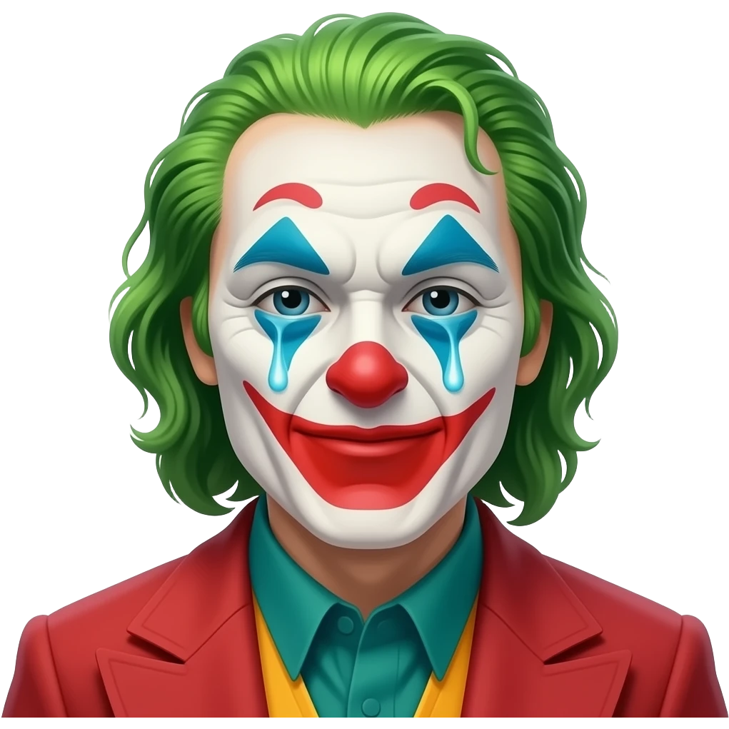 clown cries emoji
