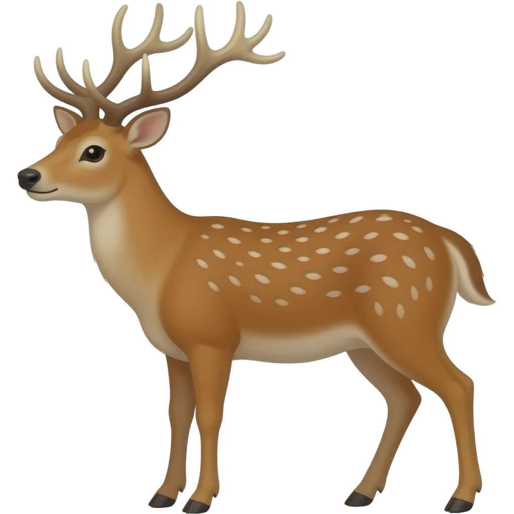 Red deer emoji