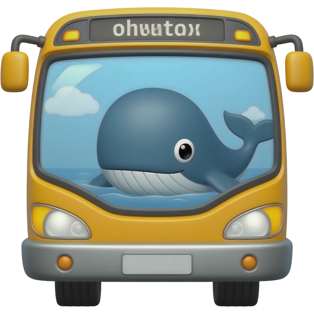 🚌🐋combination emoji