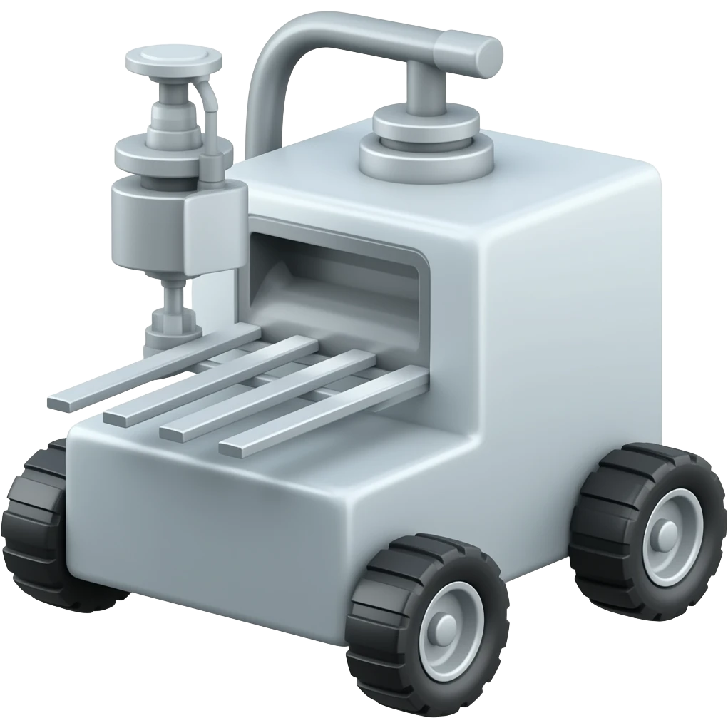 machine on wheels emoji