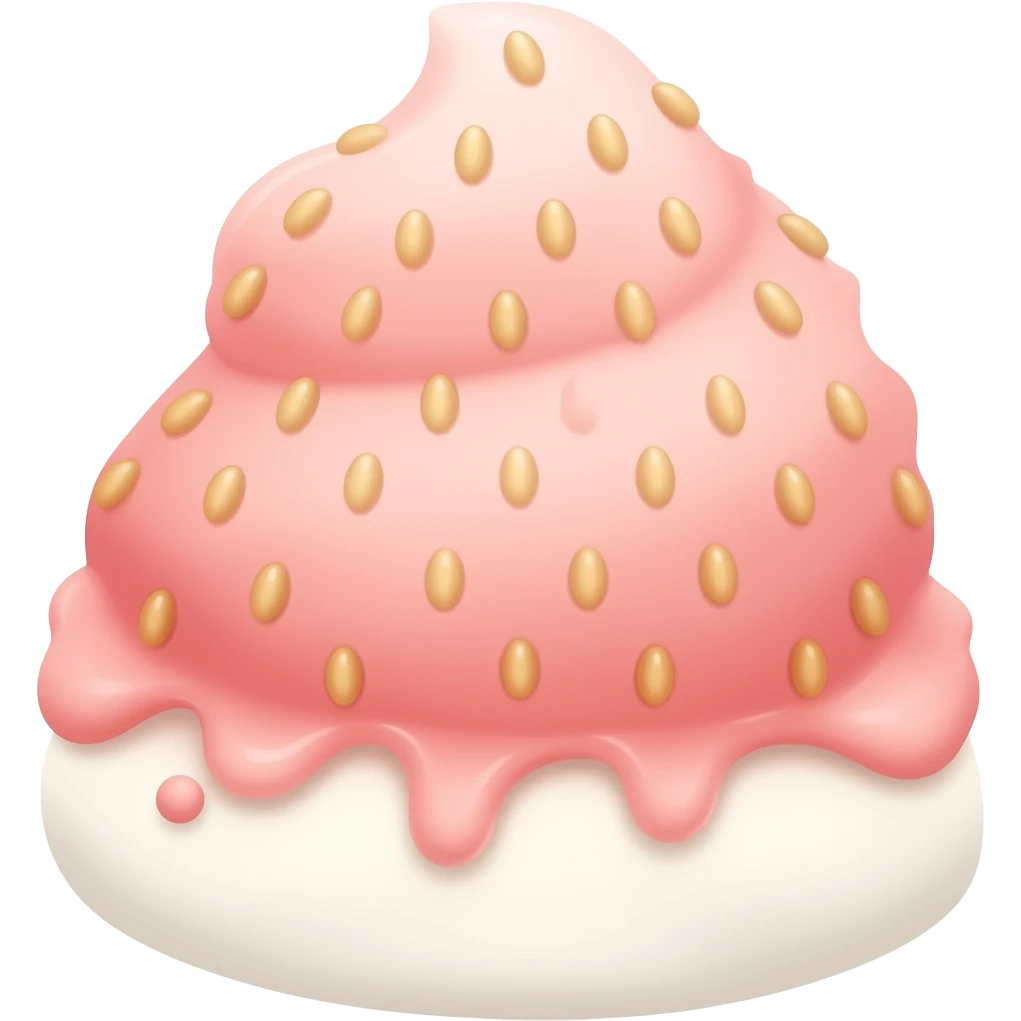 Strawberry Ice Cream emoji