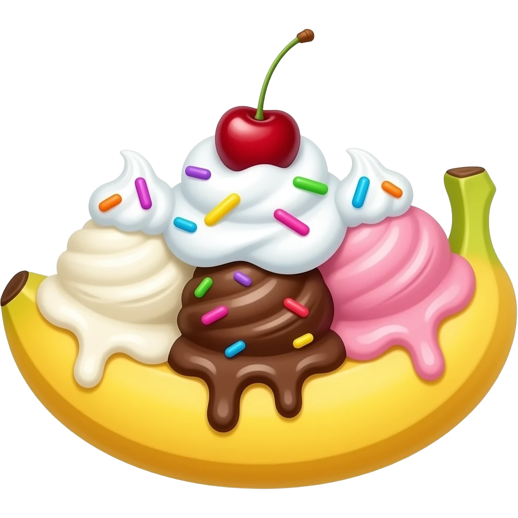 BANANA SPLIT emoji