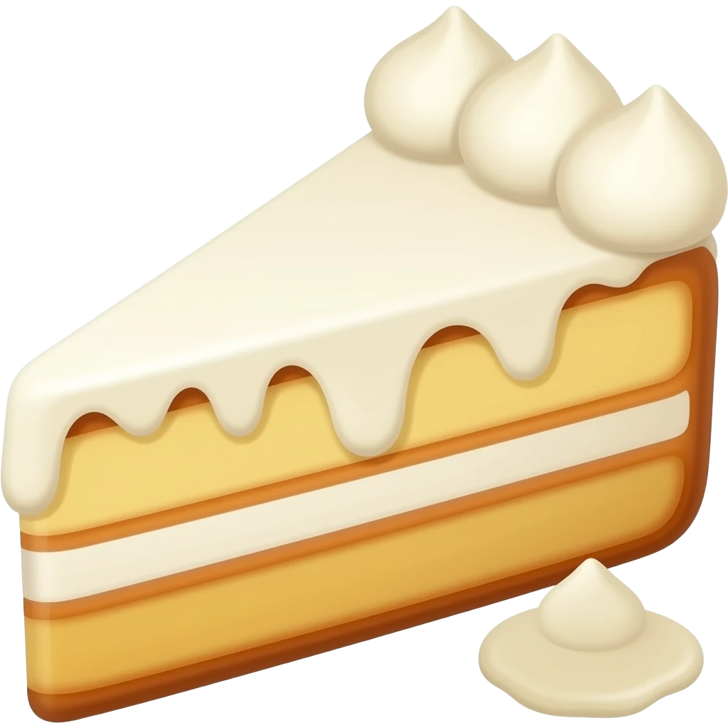 Vanilla Cake emoji