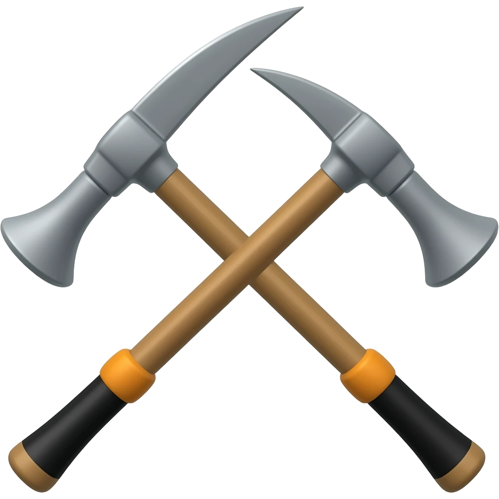pickaxe emoji