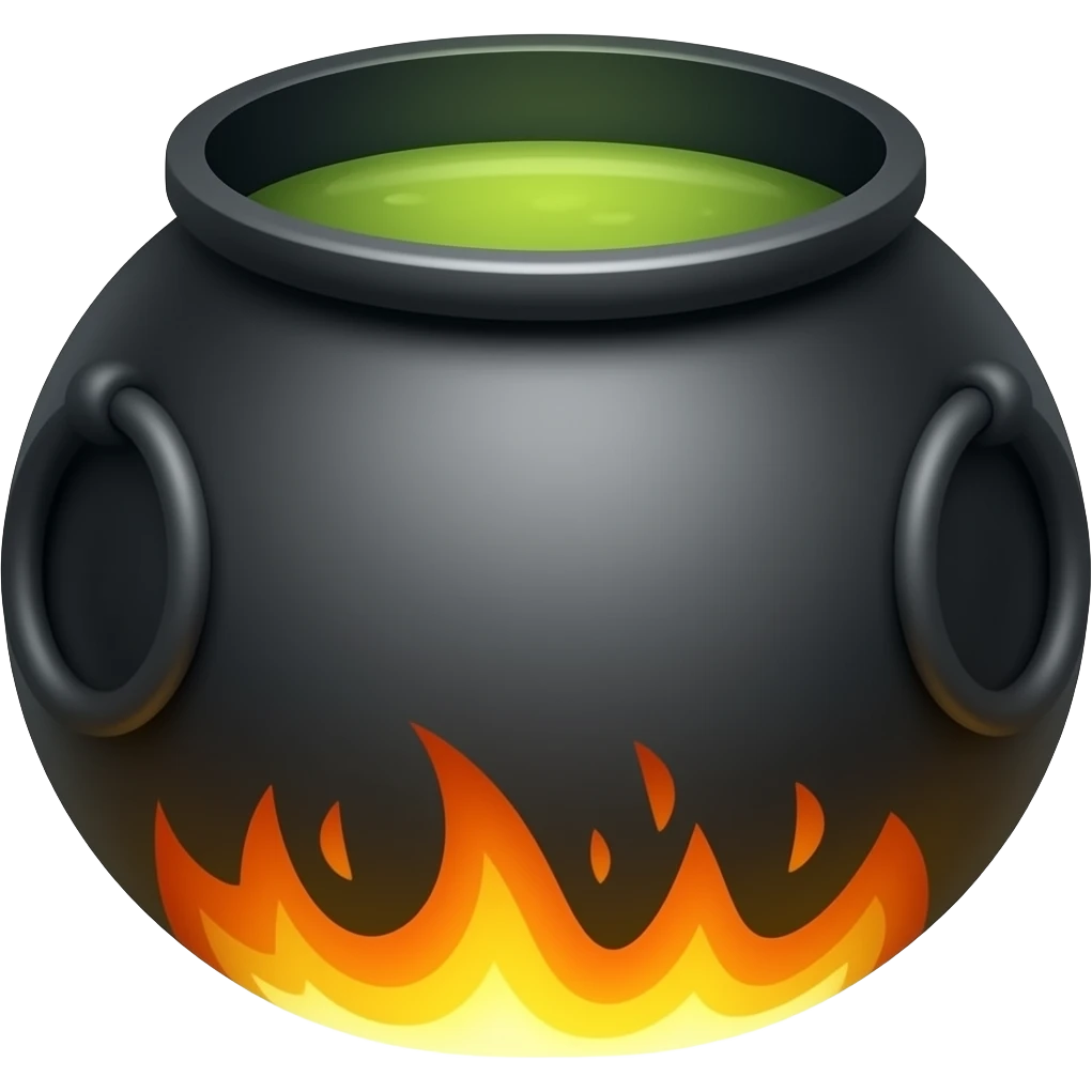 witches cauldron emoji