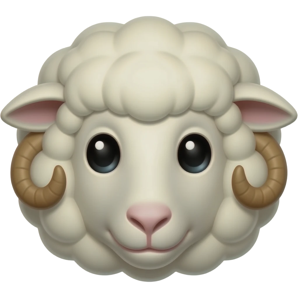 Sheep face emoji