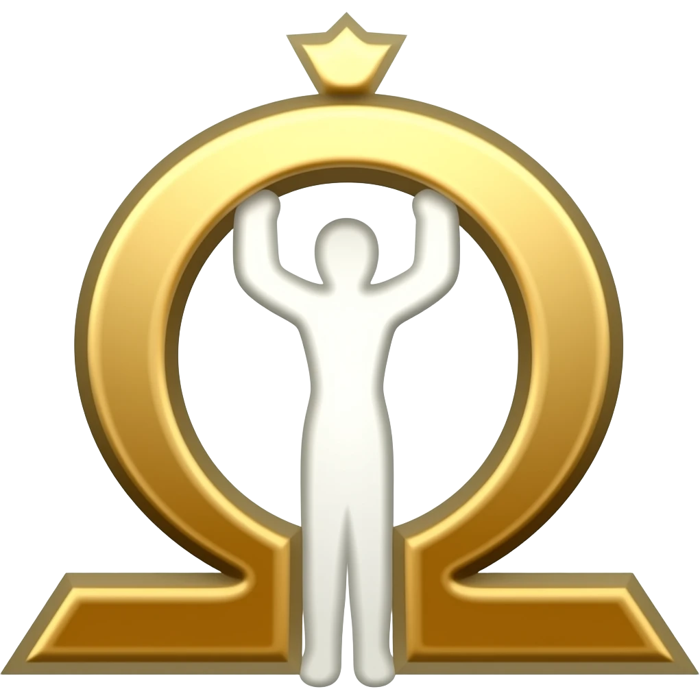 Alpha Omega cross emoji