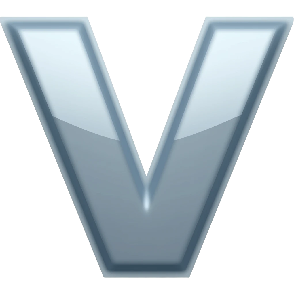 V emoji