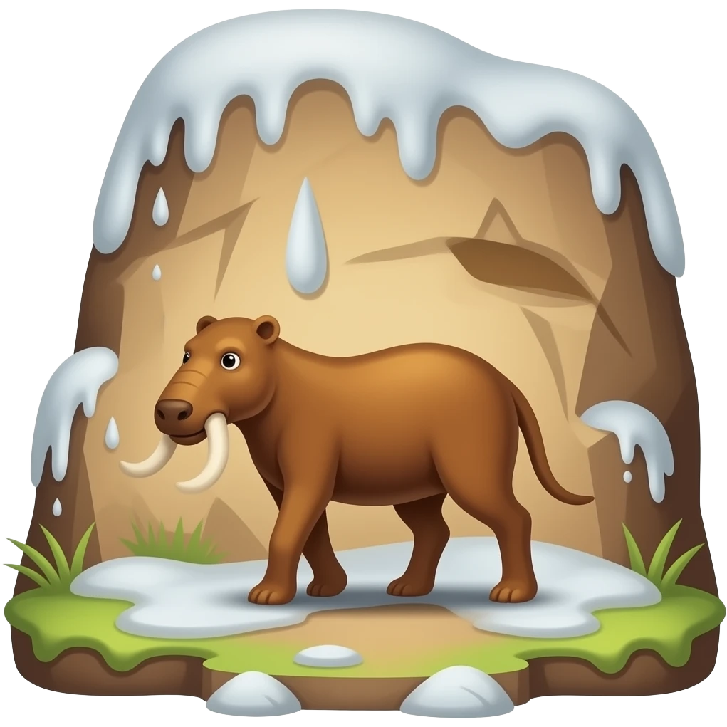 cave painting ice age emoji