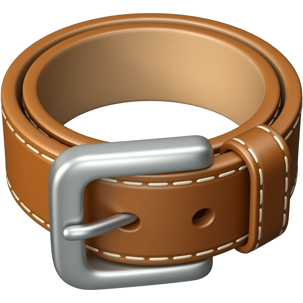 A lether belt emoji