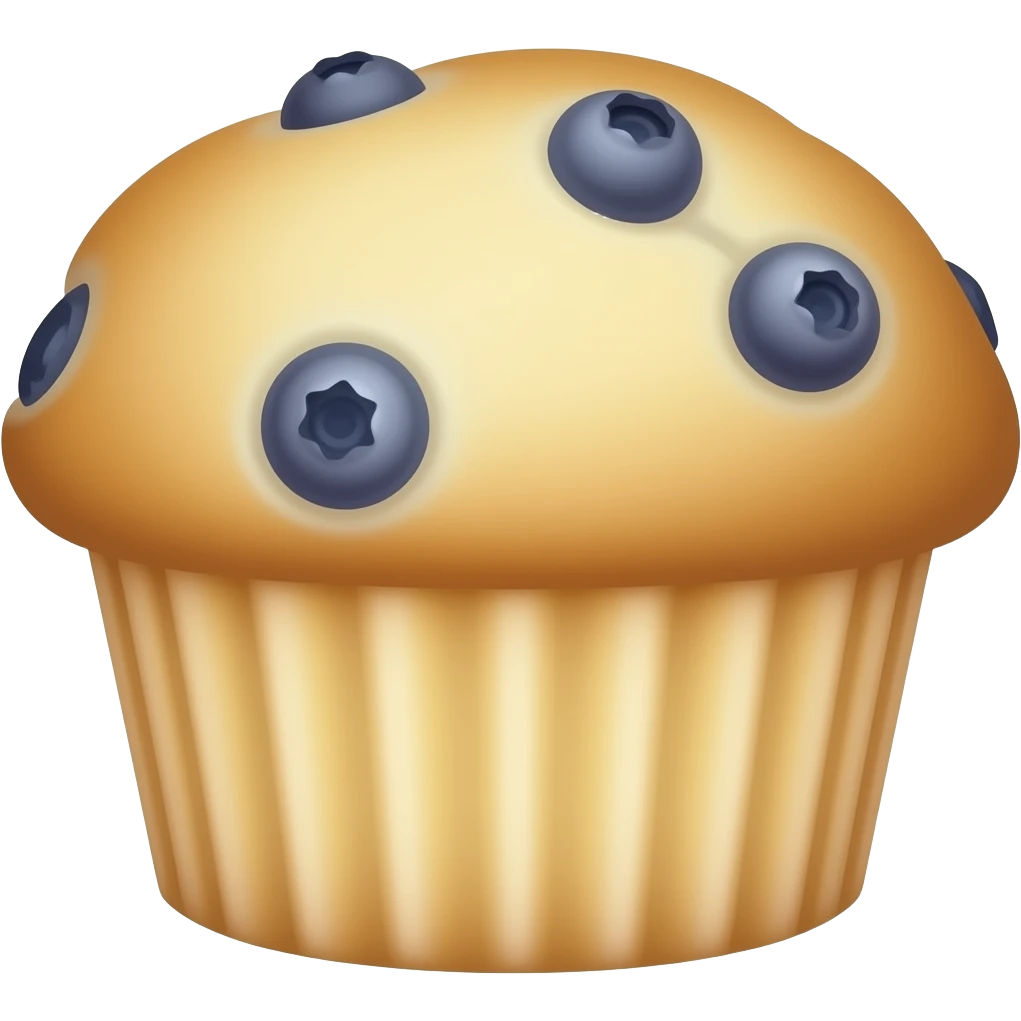 blueberry muffin emoji