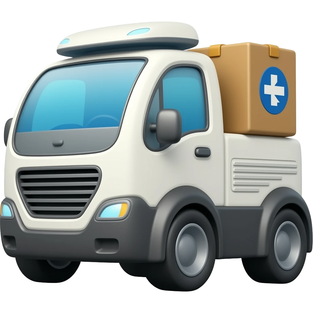 delivery robot emoji
