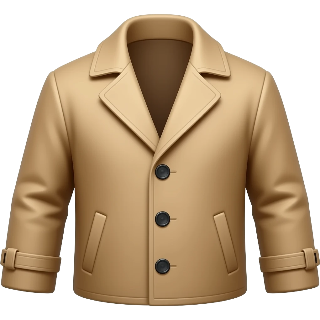 folded coat emoji