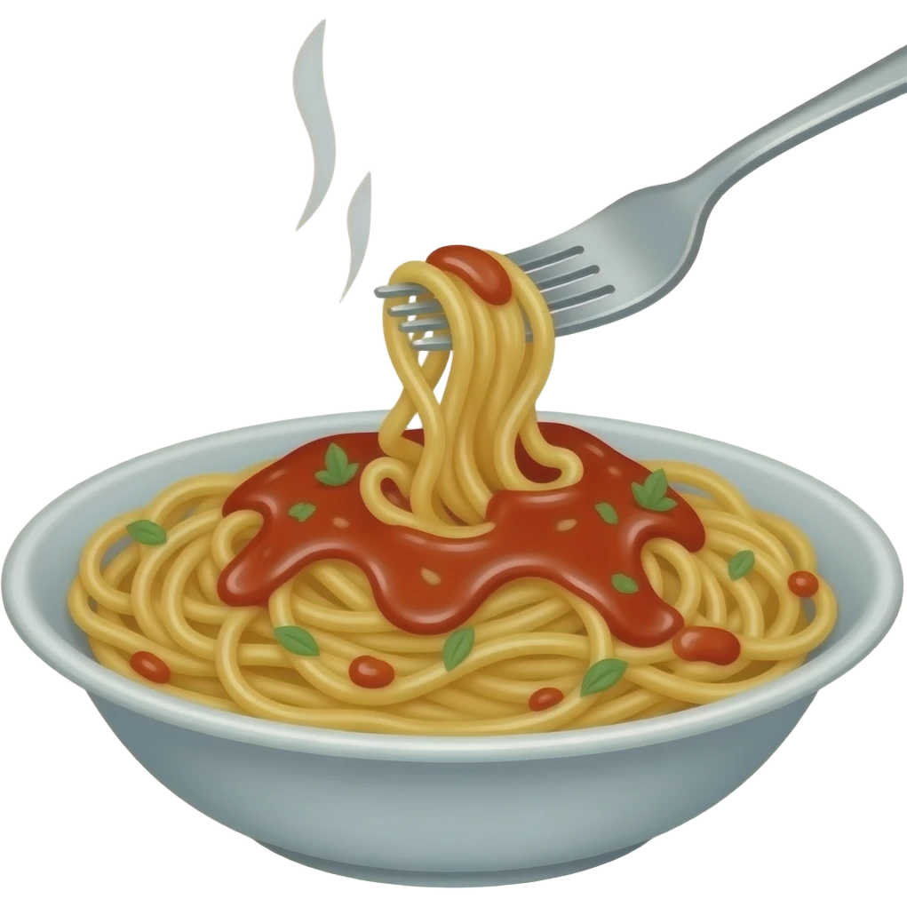 pasta wiuth fork emoji