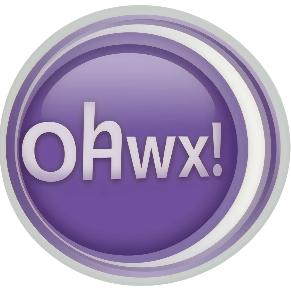 Haz un emoji que simplemente tenga el texto :) morado emoji