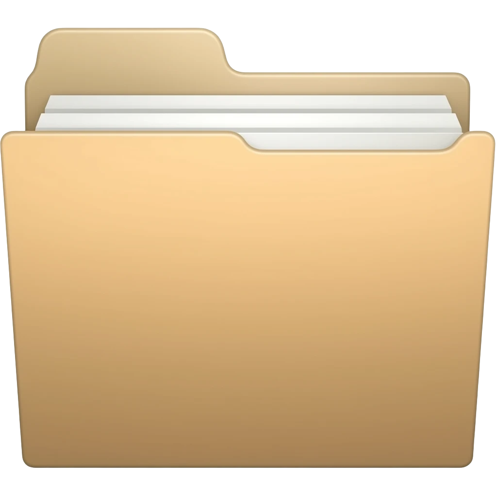 a rounded vertical dossier emoji