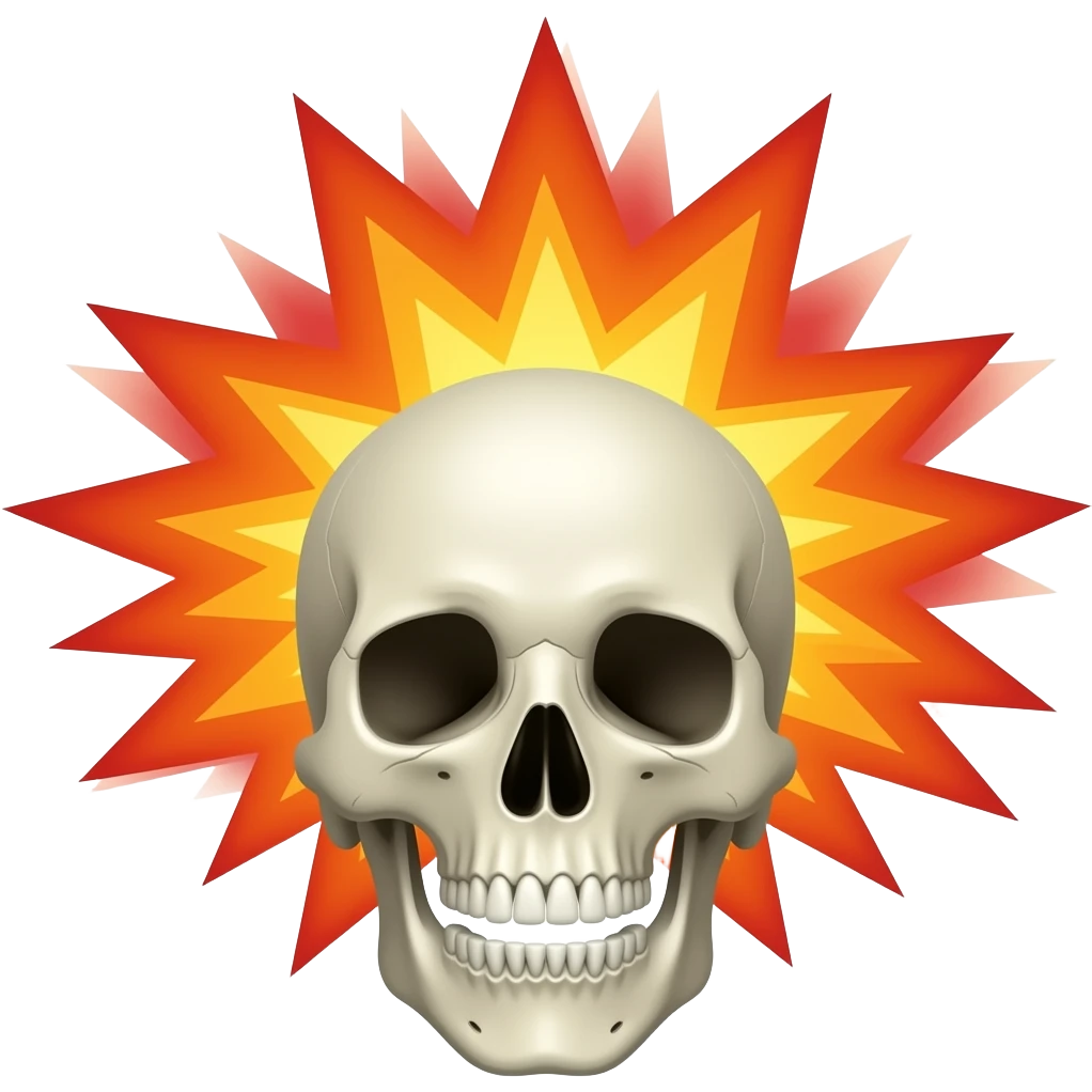💀+🤯 emoji