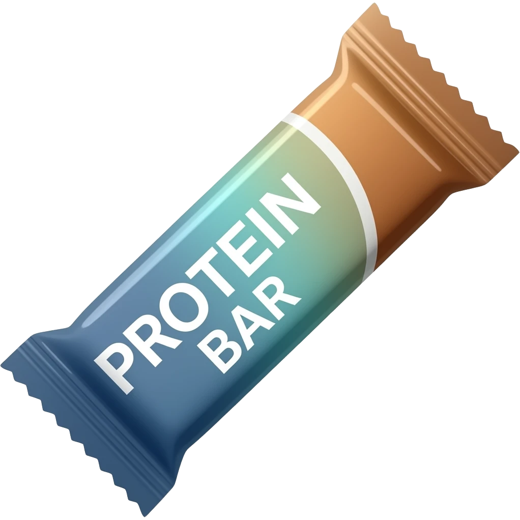 protein bar that says protein bar emoji