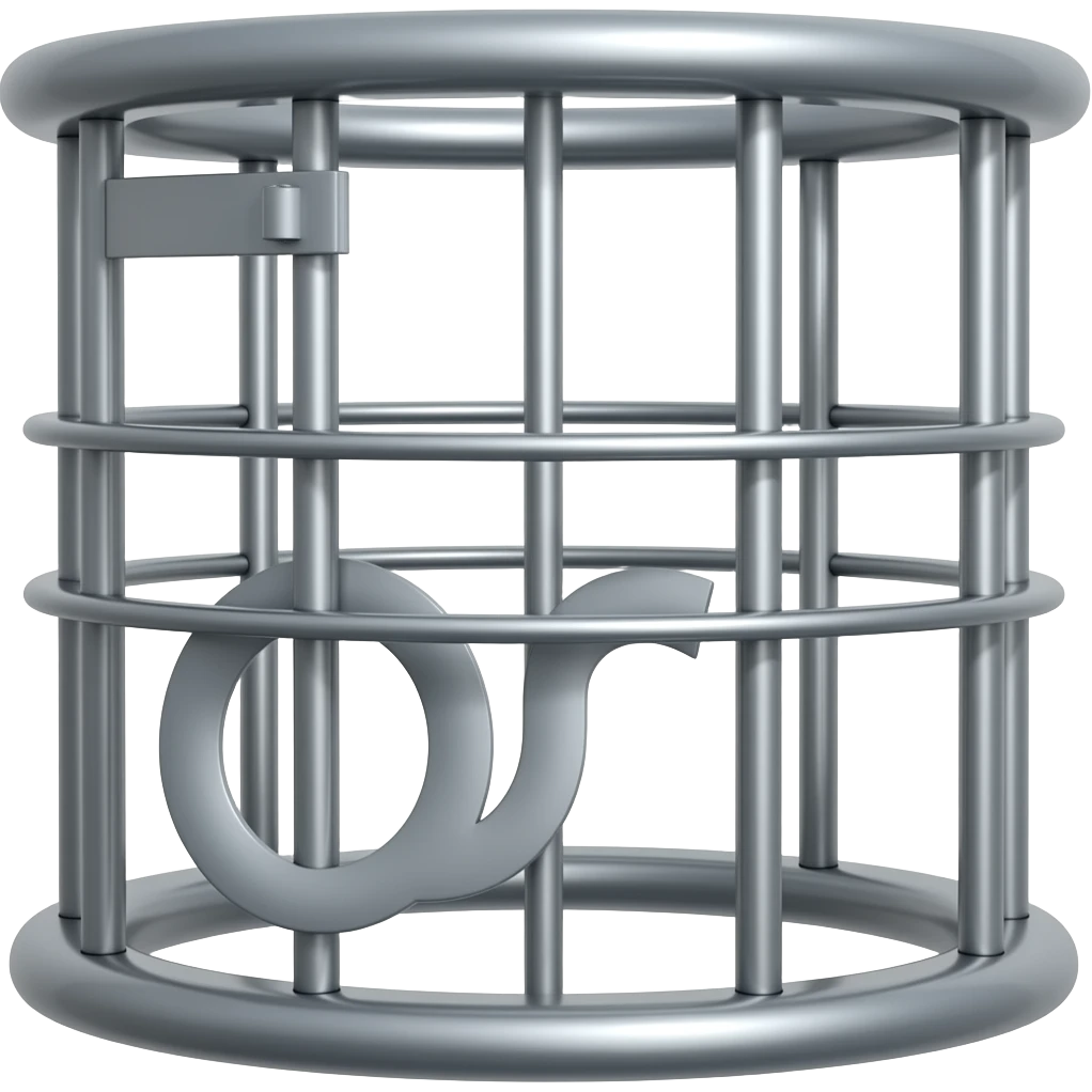 Chastify cage emoji