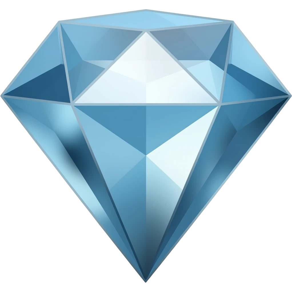 Diamond-inspired avatar emoji