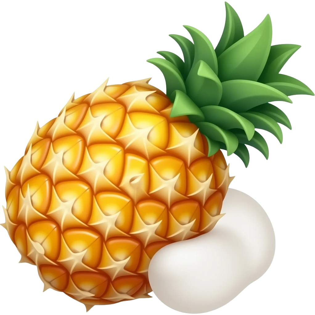 pineapple in ass emoji