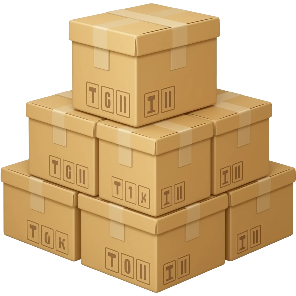 Cajas apiladas emoji
