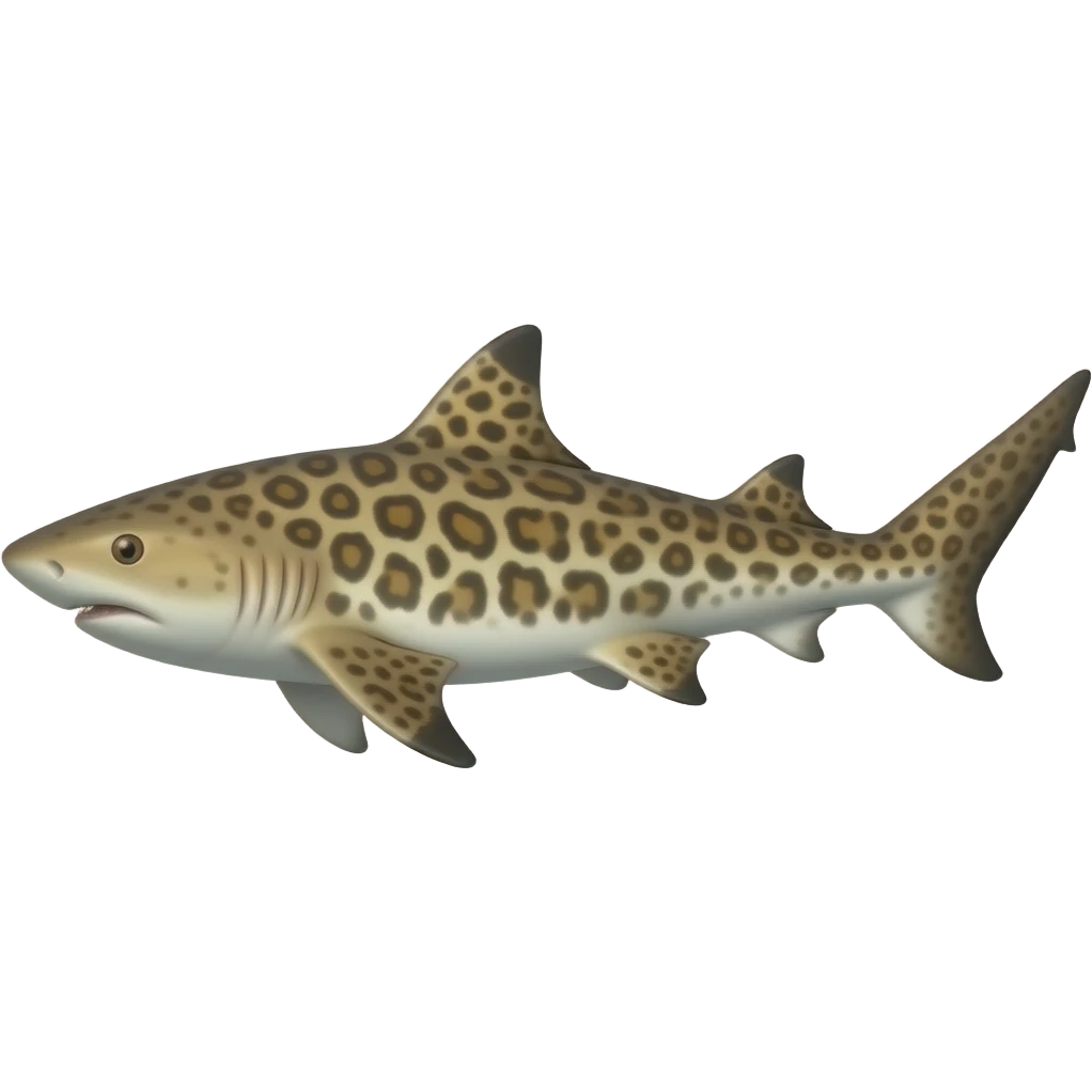 Indo-pacific leopard shark emoji