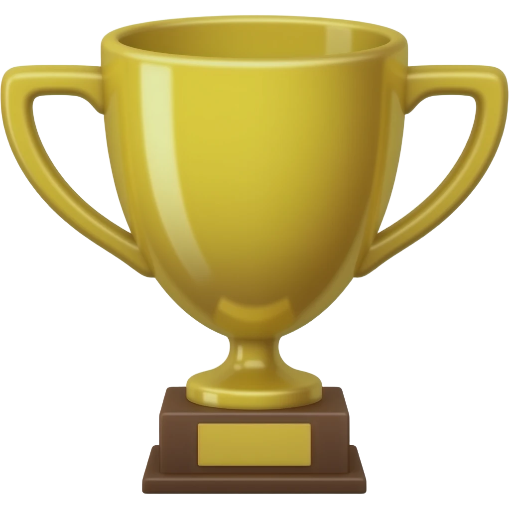 a trophy emoji