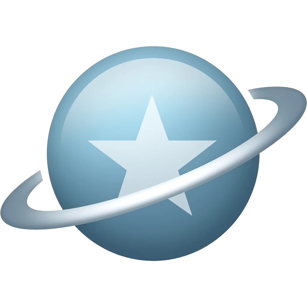 A simple orbital logo emoji