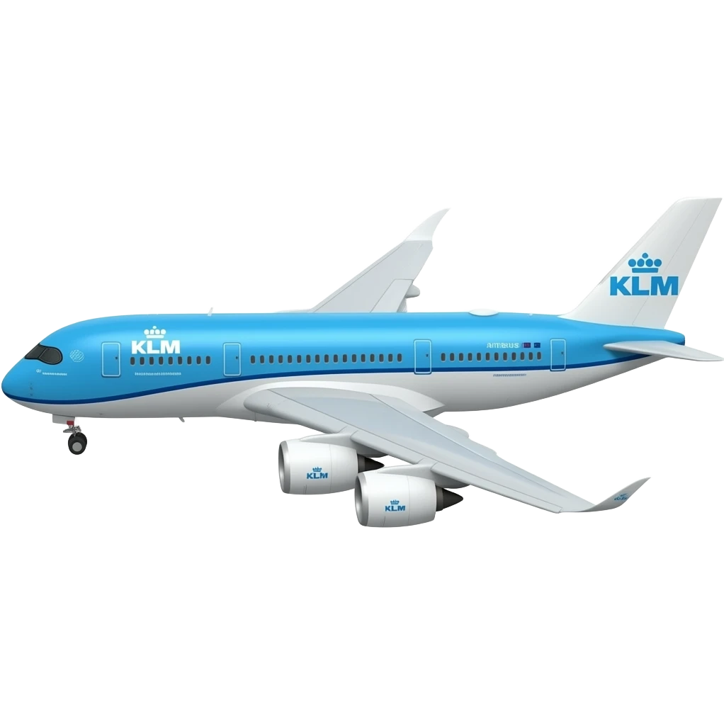 KLM a350 emoji