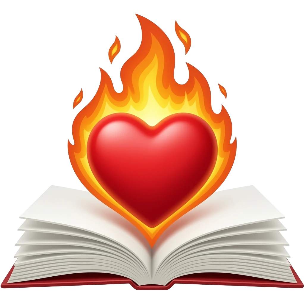 📖❤️‍🔥 emoji