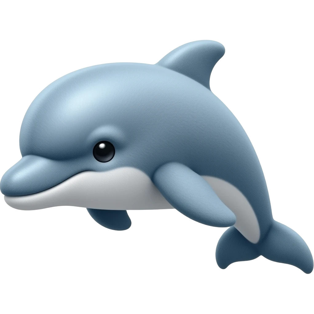 dolphin stuffed animal emoji