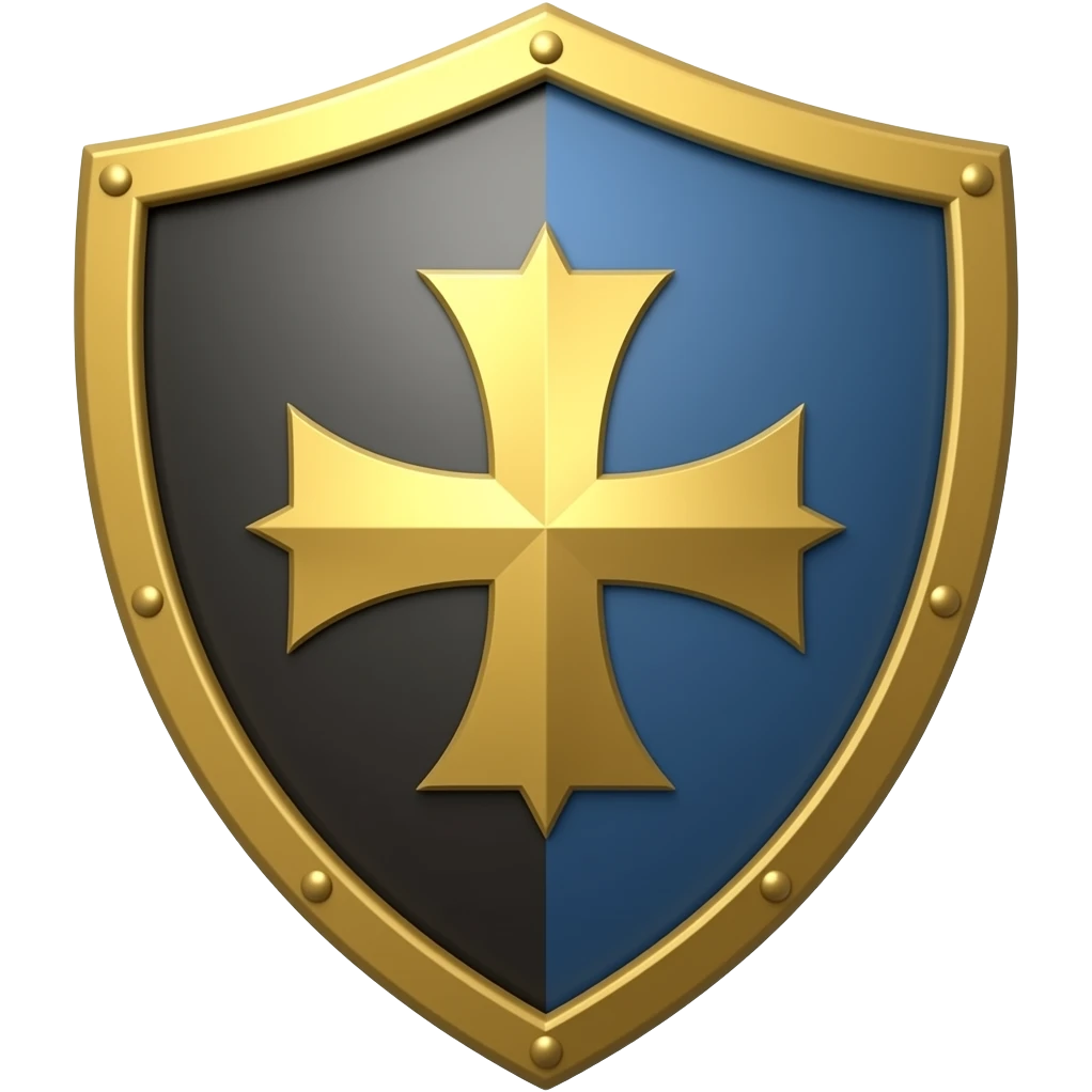 basic knight's shield emoji