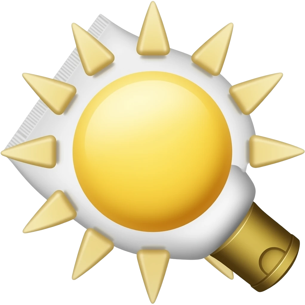 sun cream emoji