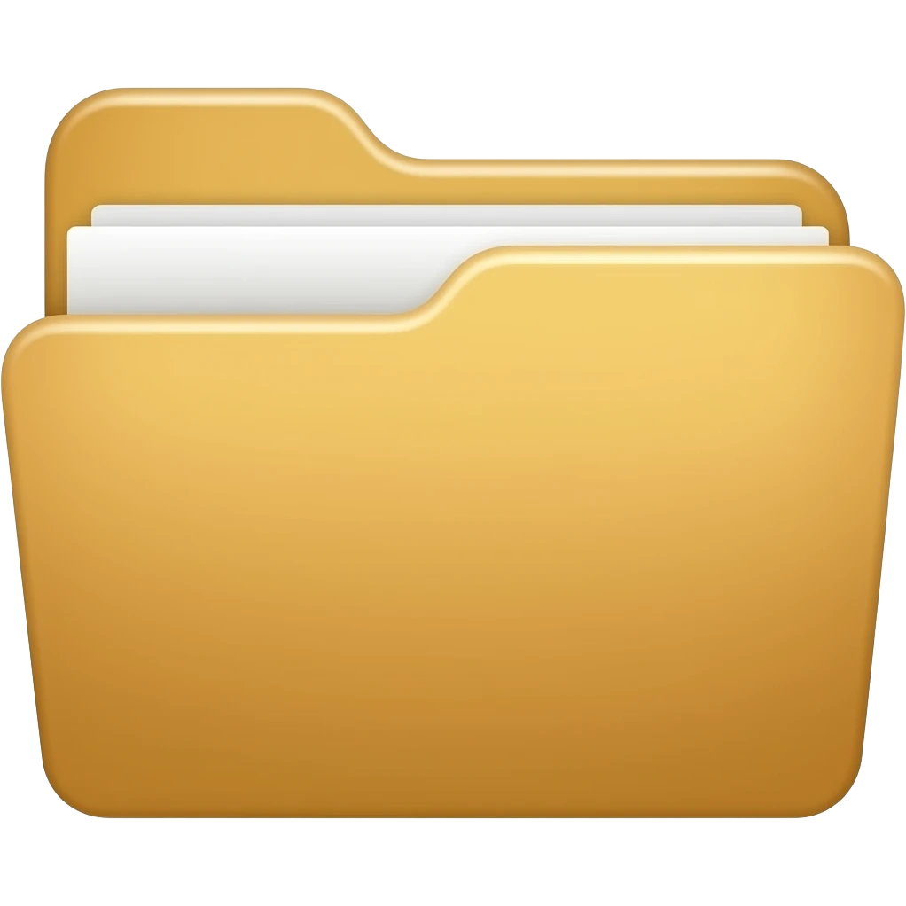 create me high quality folder image emoji