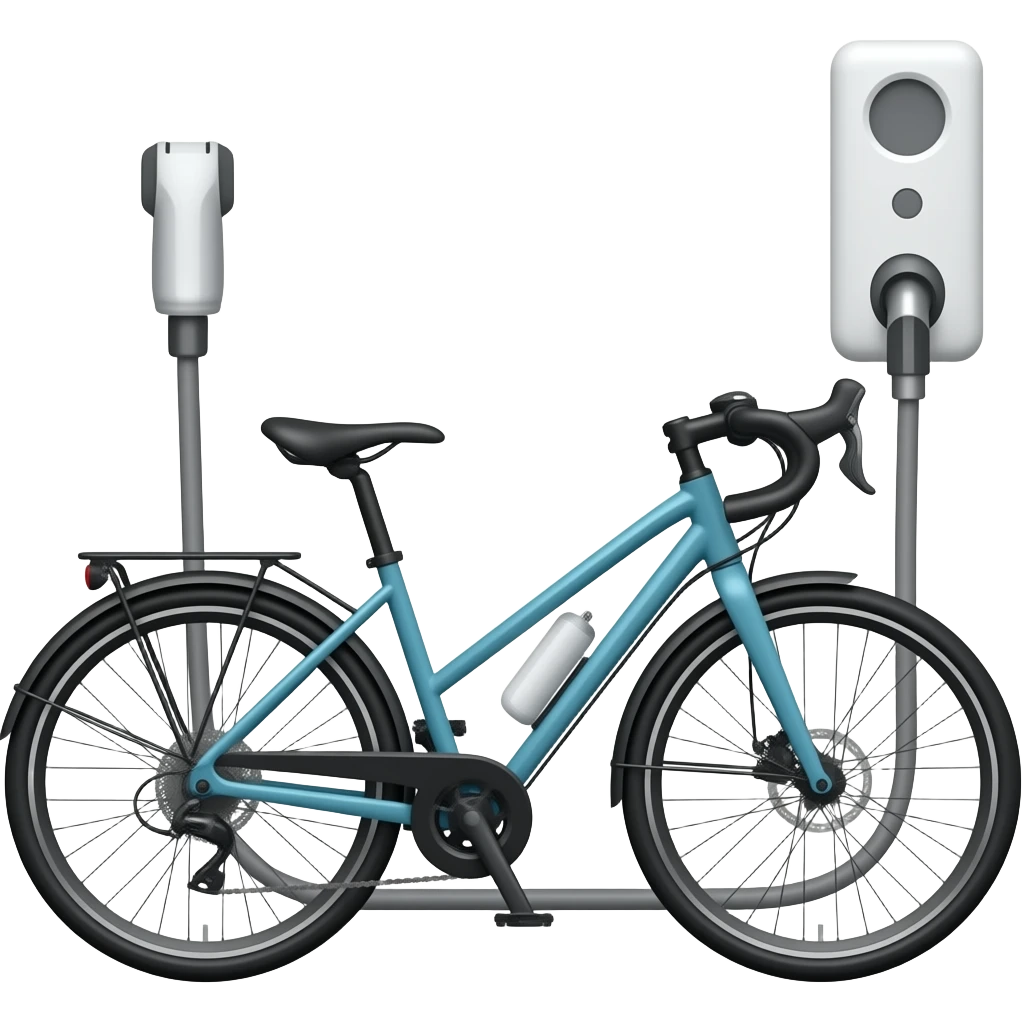 electric bike charging emoji